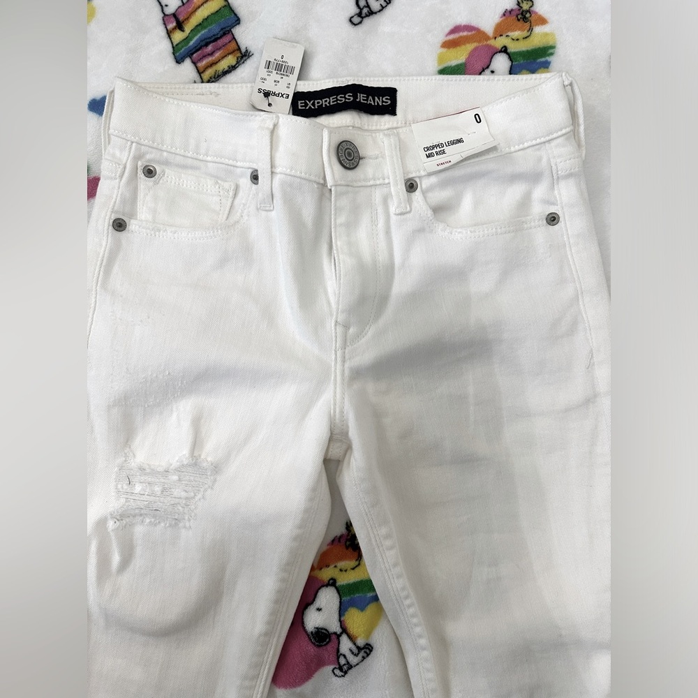 NWT Express Cropped Legging Mid Rise